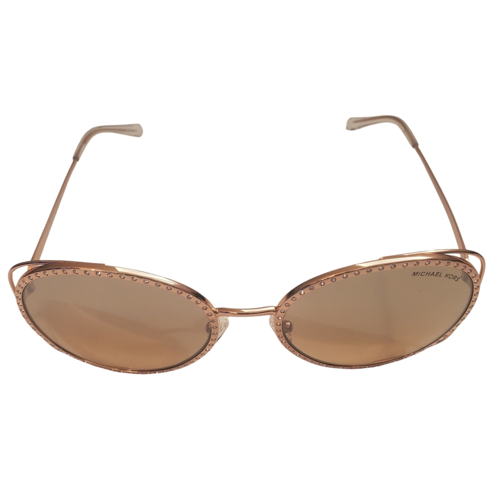 Michael Kors 0MK1118B 11088Z Women's Rose Gold Round Sunglasses - Picture 3 of 9